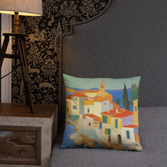 Throw Pillow | Large Decorative Cushion | Original Art Home Décor
