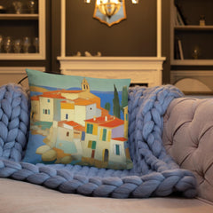 Throw Pillow | Large Decorative Cushion | Original Art Home Décor