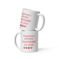 Grandma Heart Grandkids Design Coffee Mug