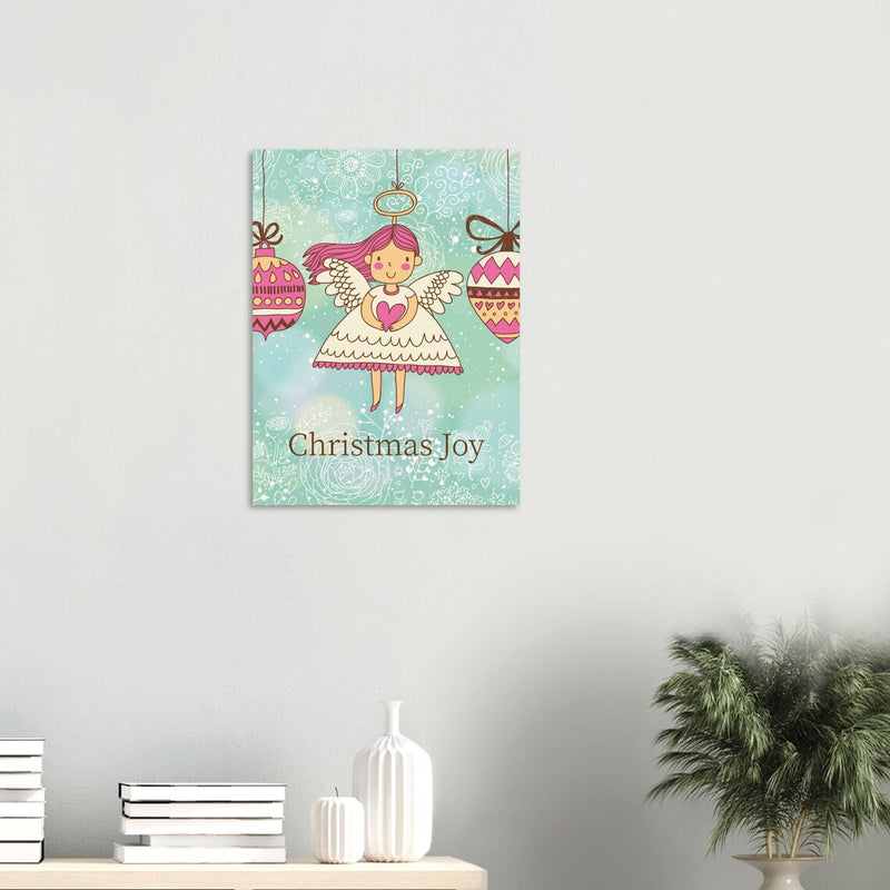 Christmas Angel Poster - Religious Art Print for Holiday Wall Decor